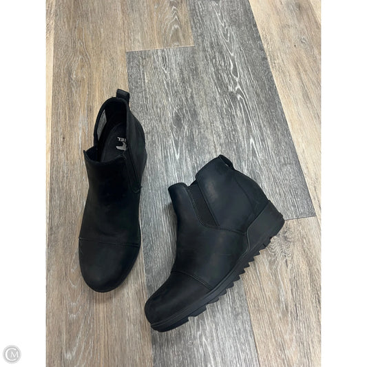 Boots Ankle Heels By Sorel In Black, Size: 9