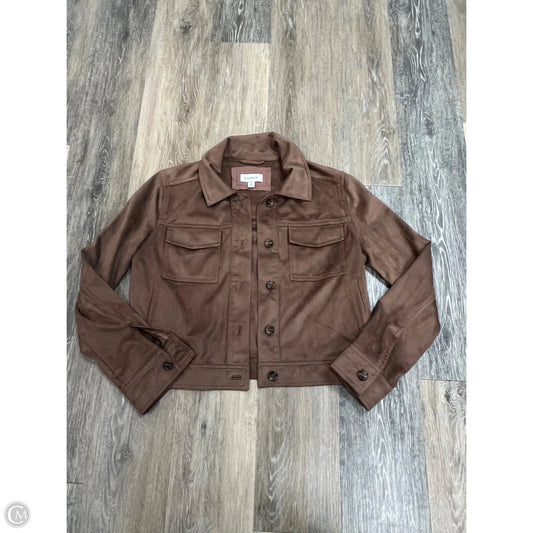 Jacket Other By Evereve In Brown, Size: Xs