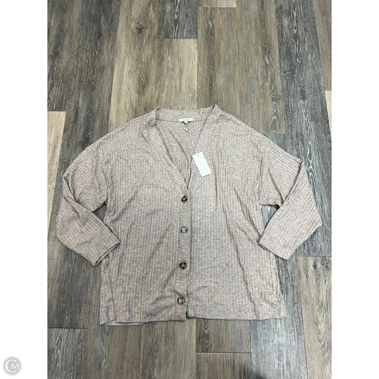Sweater Cardigan By Z Supply In Beige, Size: M