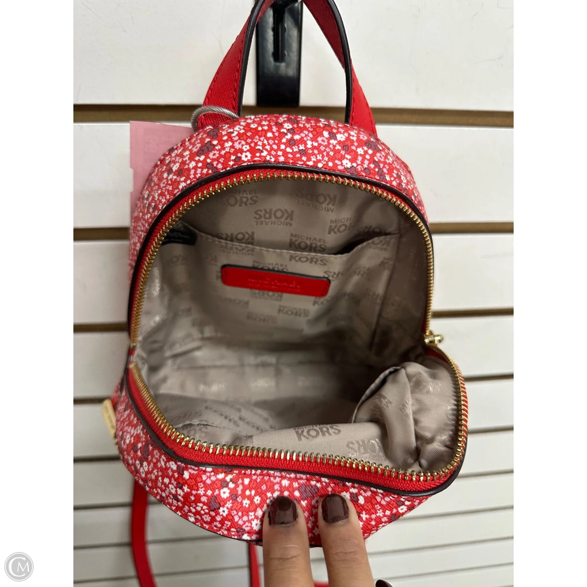 Backpack Designer By Michael Kors, Size: Small