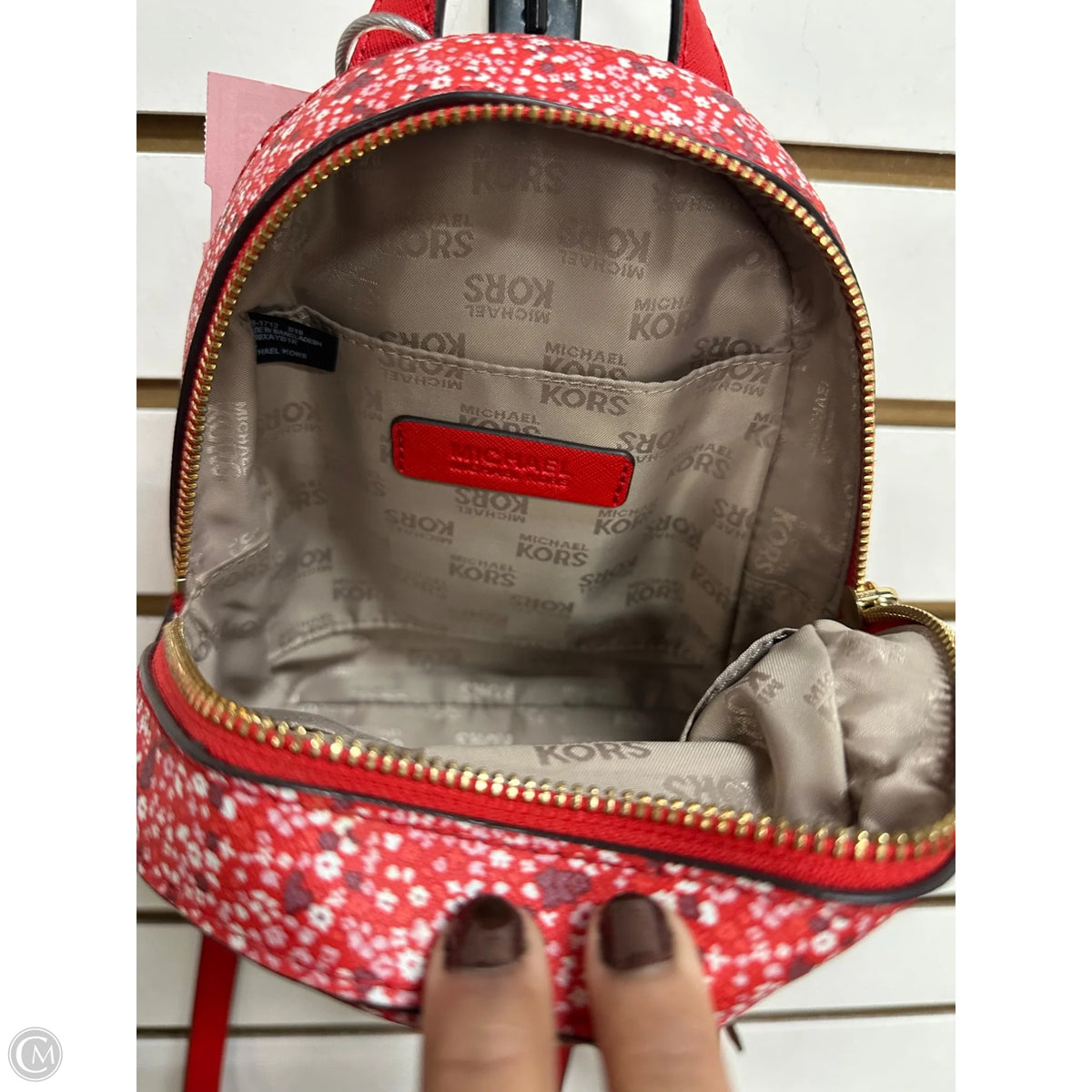 Backpack Designer By Michael Kors, Size: Small