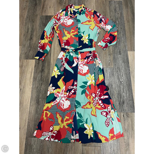 Dress Casual Maxi By Chicos In Multi-colored, Size: 8