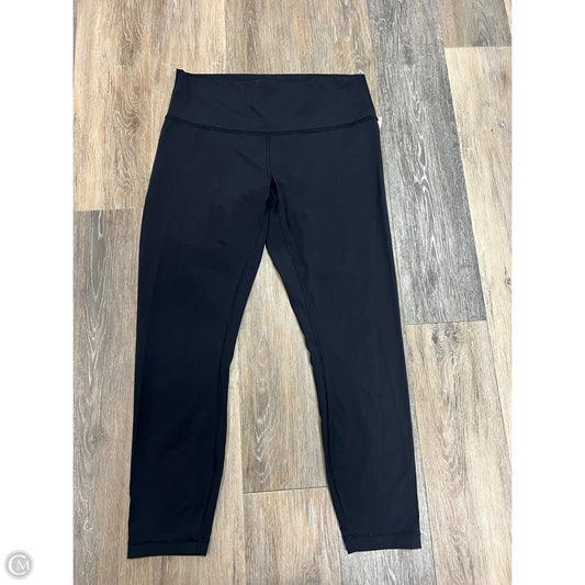 Athletic Leggings By Lululemon In Black, Size: 12