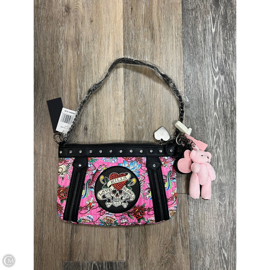 Handbag By Ed Hardy, Size: Small