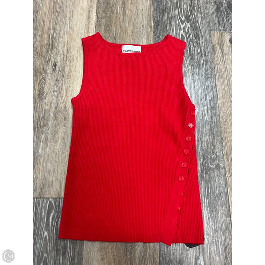 Tank Top By Willow & Wind In Red, Size: Xs