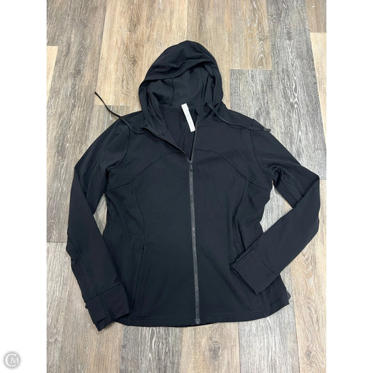 Athletic Jacket By Lululemon In Black, Size: 18