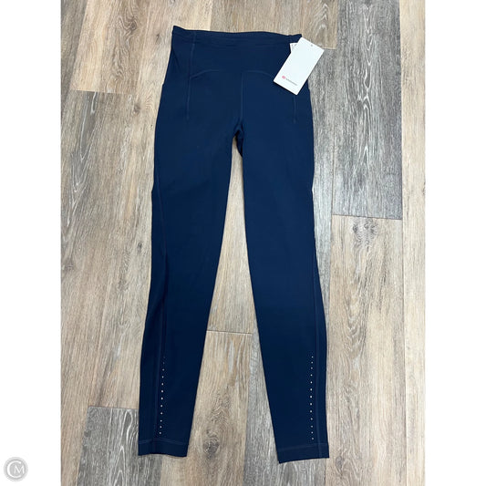 Athletic Leggings By Lululemon In Blue, Size: 4