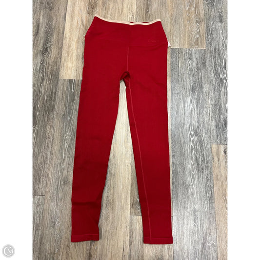 Athletic Leggings By Spiritual Gangster In Red, Size: S