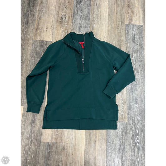 Athletic Sweatshirt Collar By Spanx In Green, Size: S