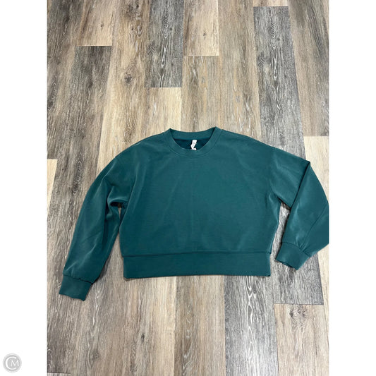 -Athletic Sweatshirt Crewneck By Lululemon In Green, Size: 6
