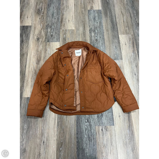 Jacket Puffer & Quilted By &merci In Orange, Size: M