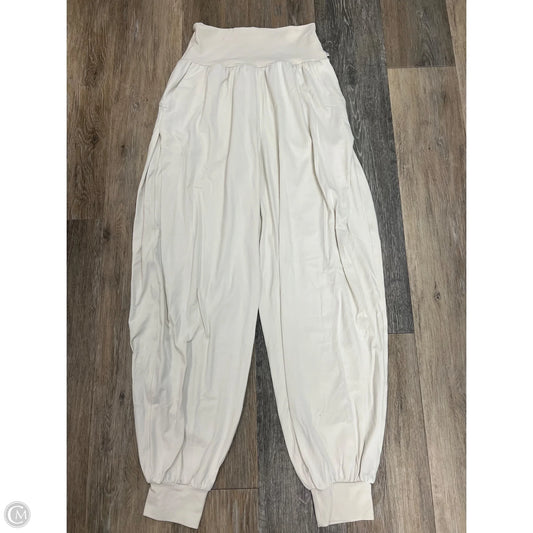 Athletic Pants By Lululemon In Cream, Size: Xs