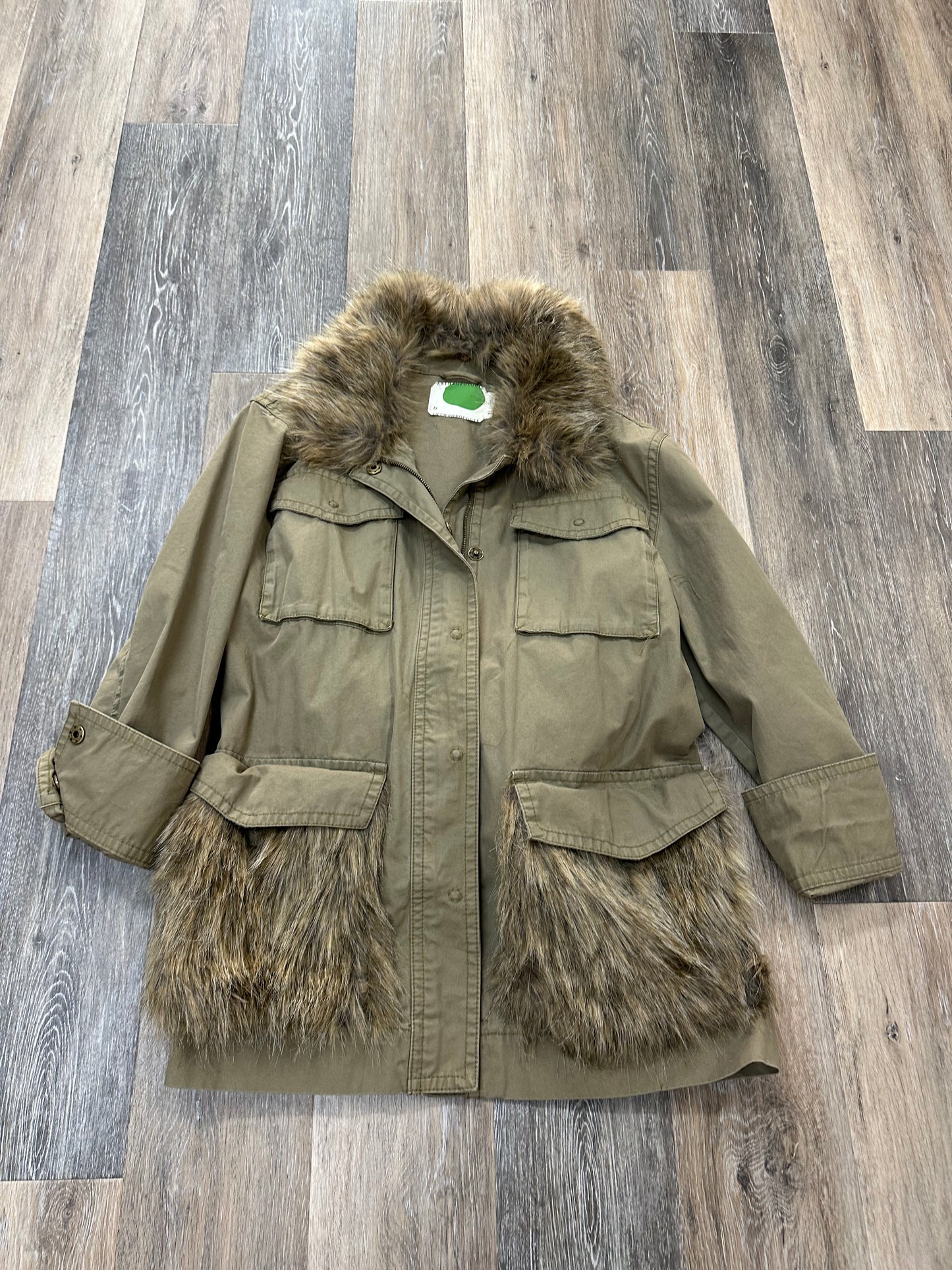 Jacket Utility By Anthropologie In Green, Size: L