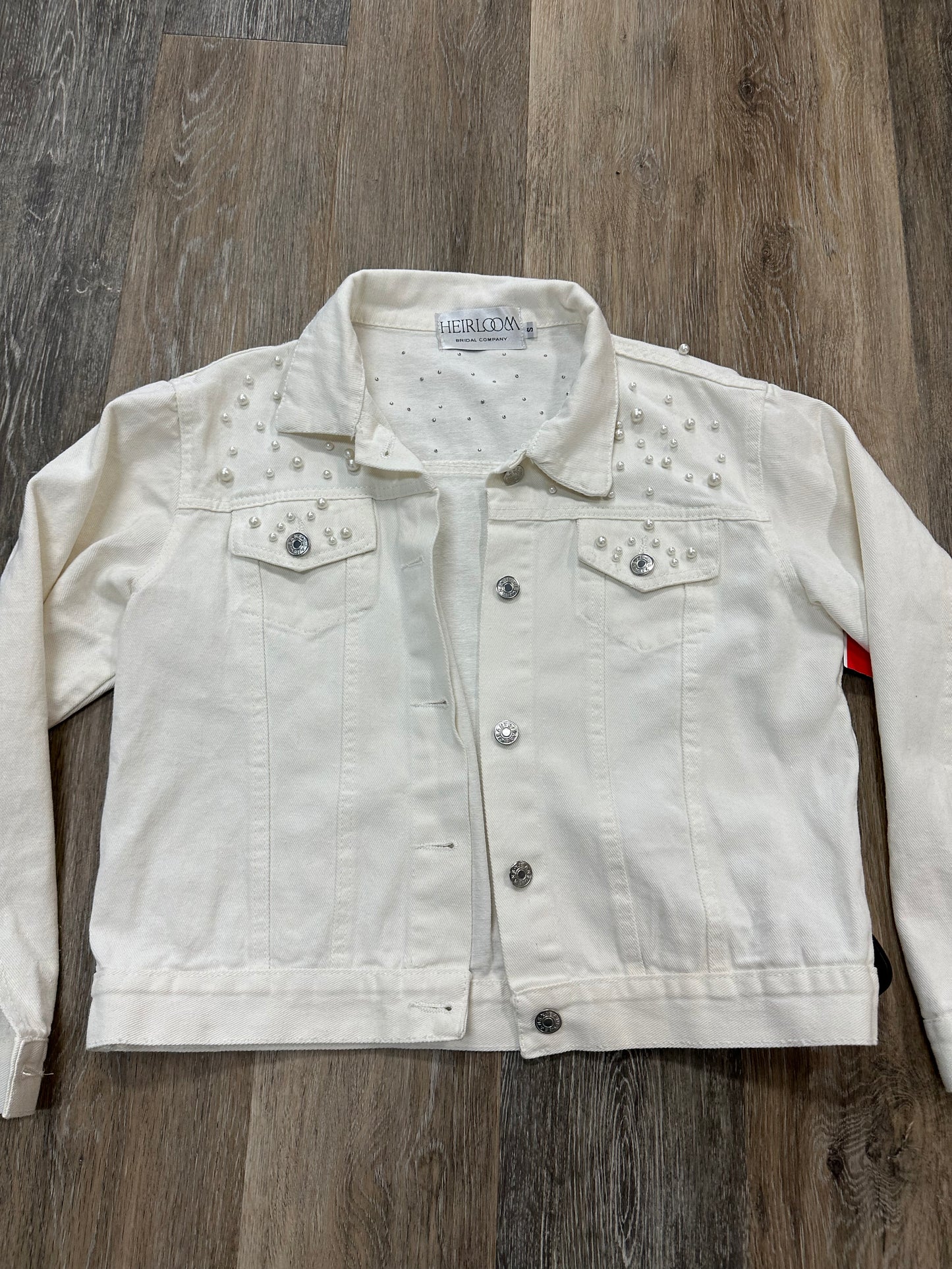 White Denim Jacket Denim Heirloom Collectibles, Size S