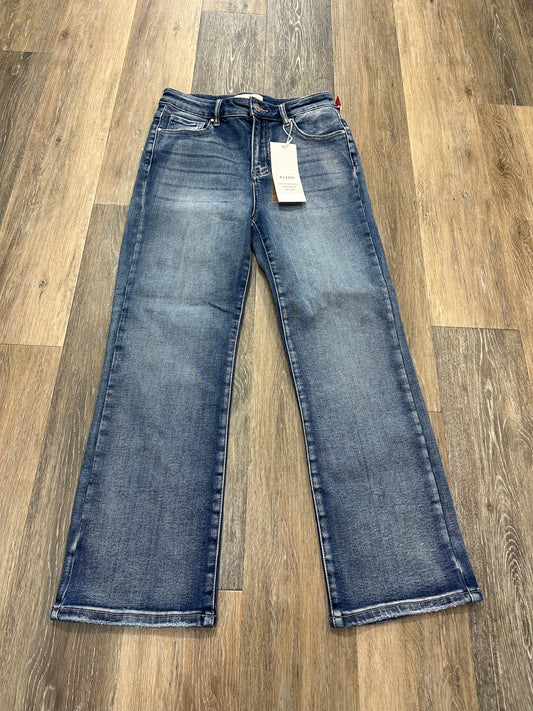 Blue Denim Jeans Straight Risen, Size 9/29