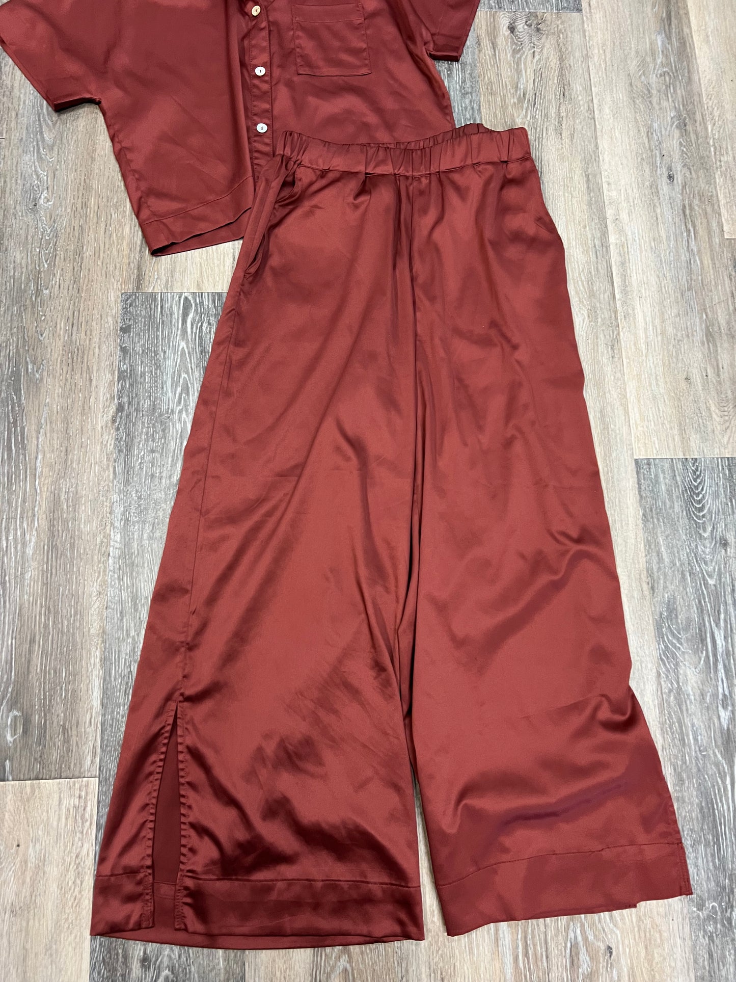 Rust Pants Set 2pc Express, Size Xs