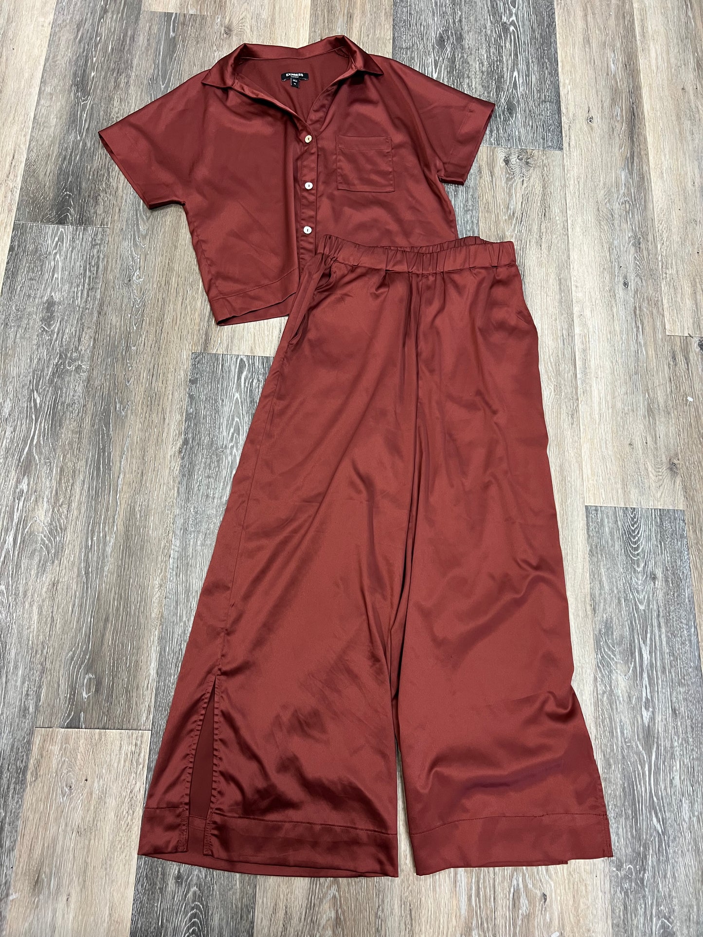 Rust Pants Set 2pc Express, Size Xs