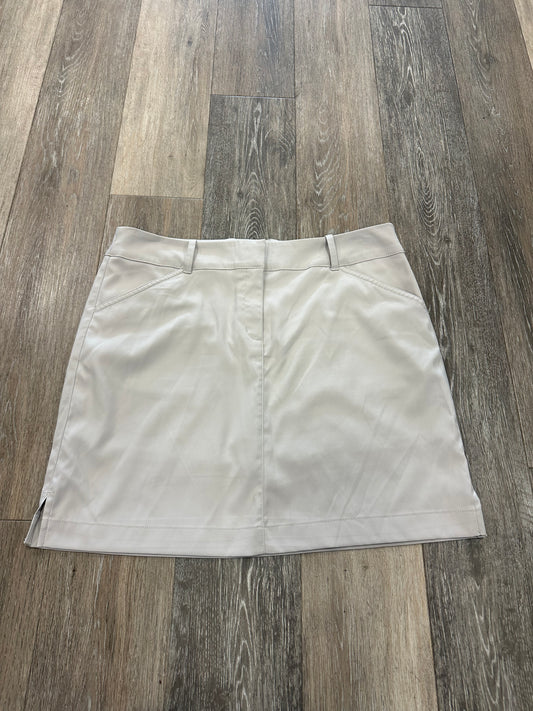 Cream Athletic Skort Callaway, Size 12