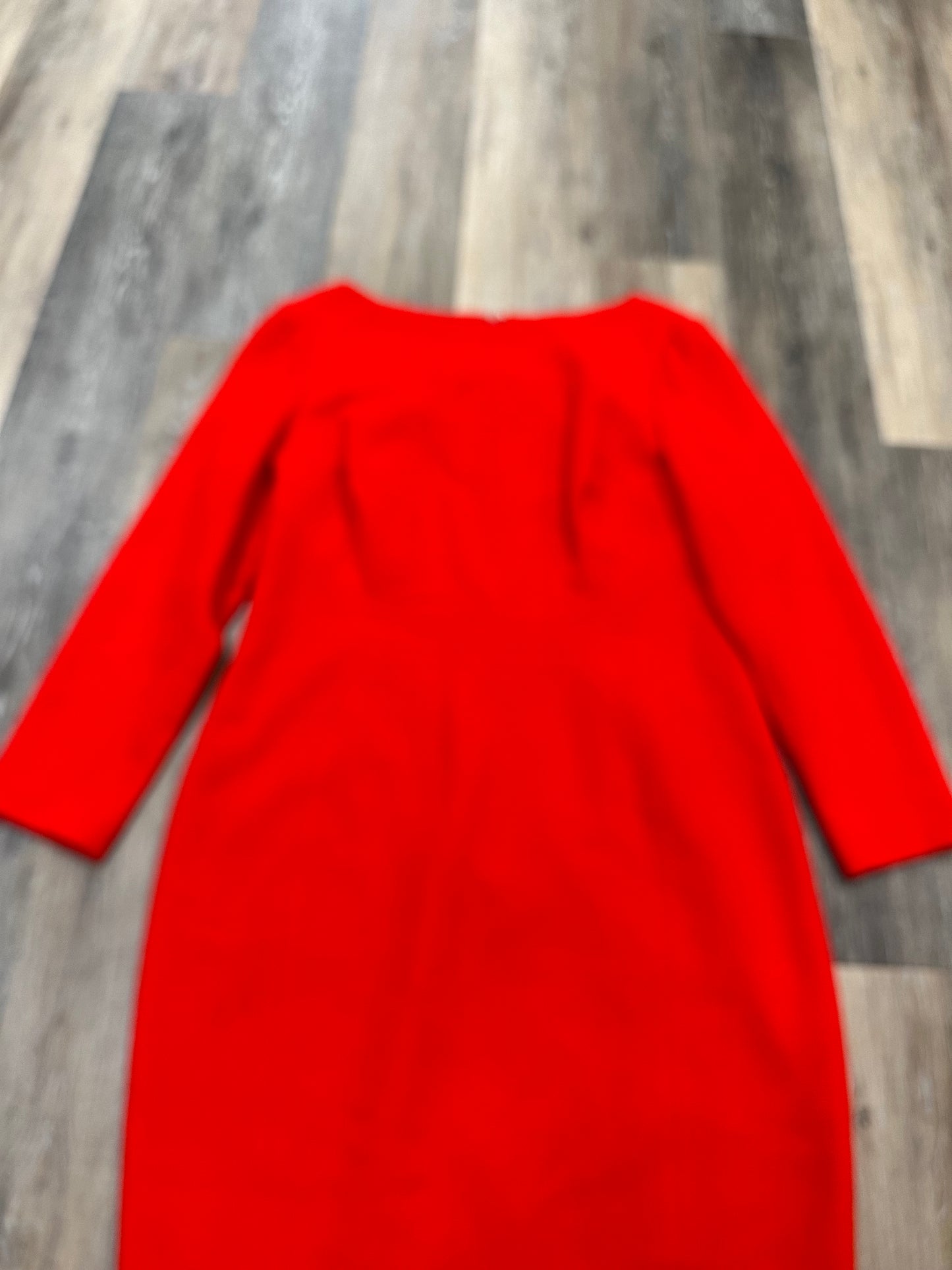 Red Dress Luxury Designer Lela Rose, Size 14