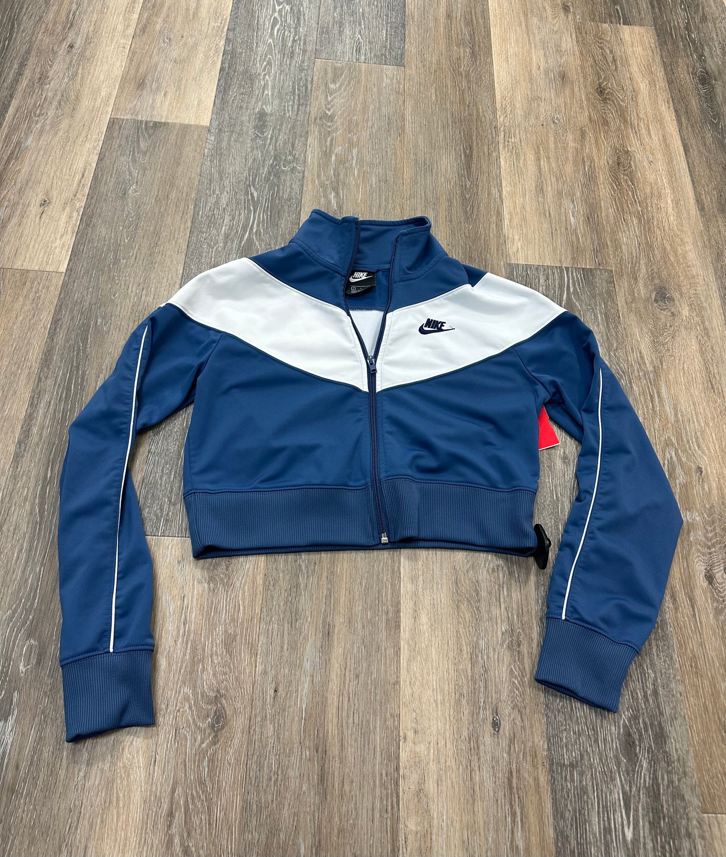 Blue Athletic Jacket Nike Apparel, Size S