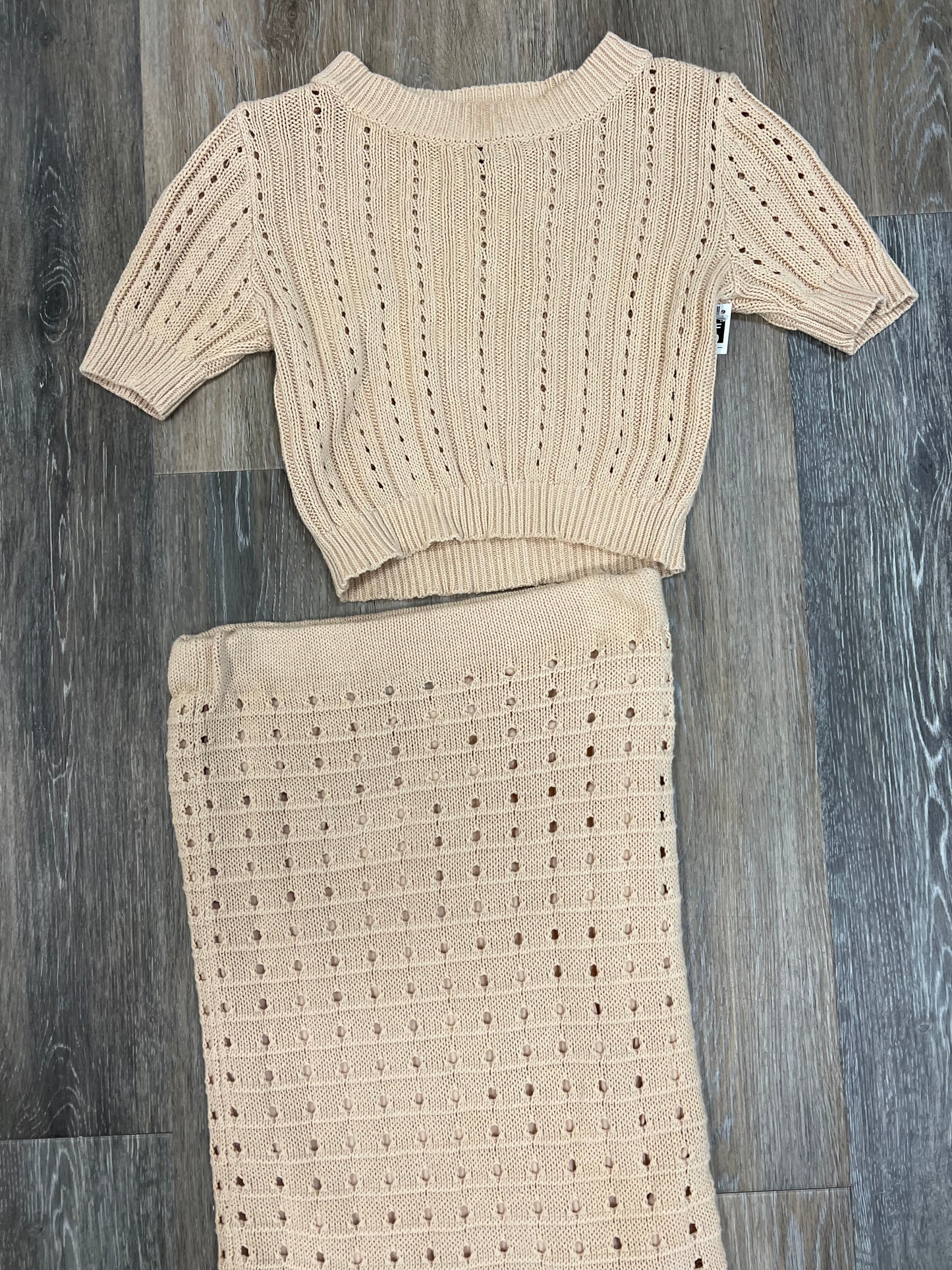 Beige Dress Set 2pc Vici