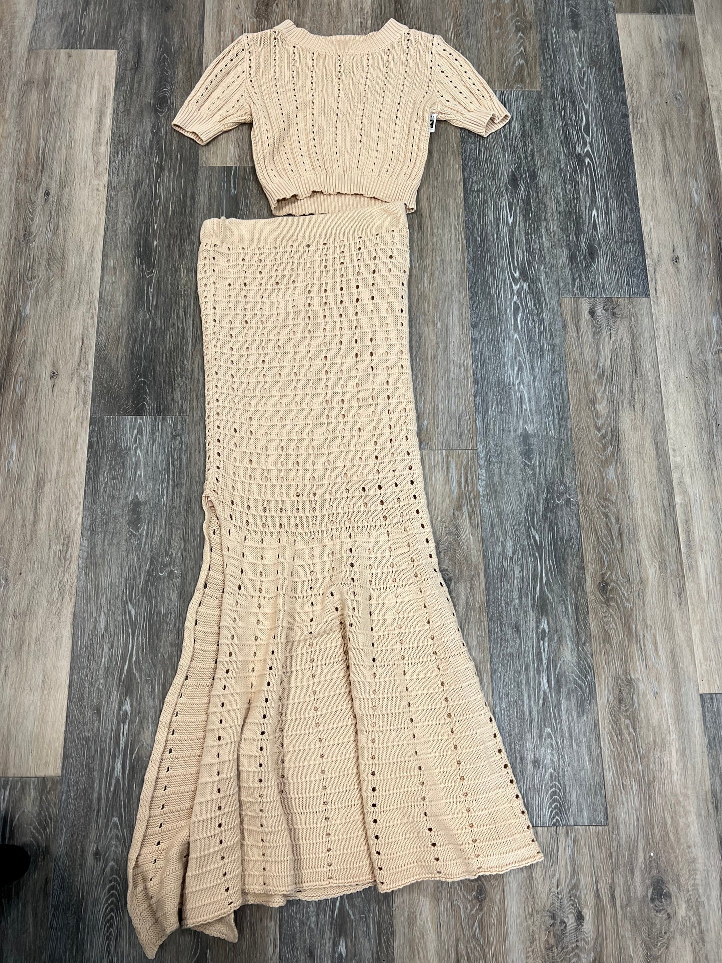 Beige Dress Set 2pc Vici