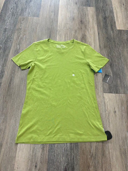 Green Top Short Sleeve Eddie Bauer, Size L