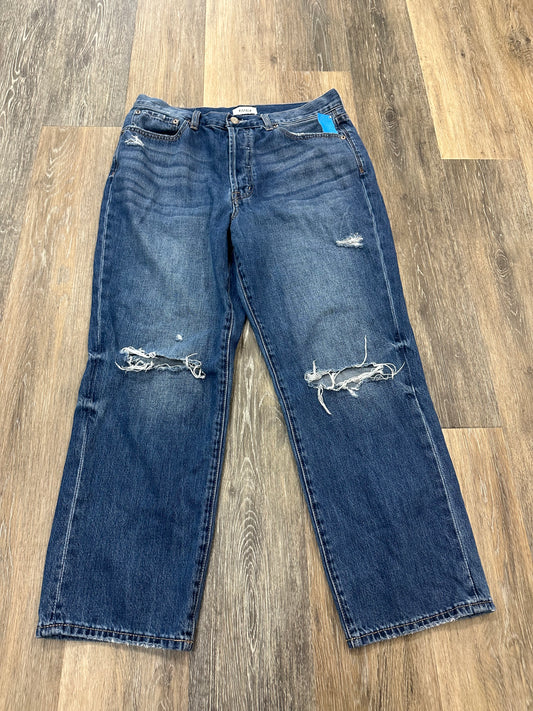 Blue Denim Jeans Designer Pistola, Size 12