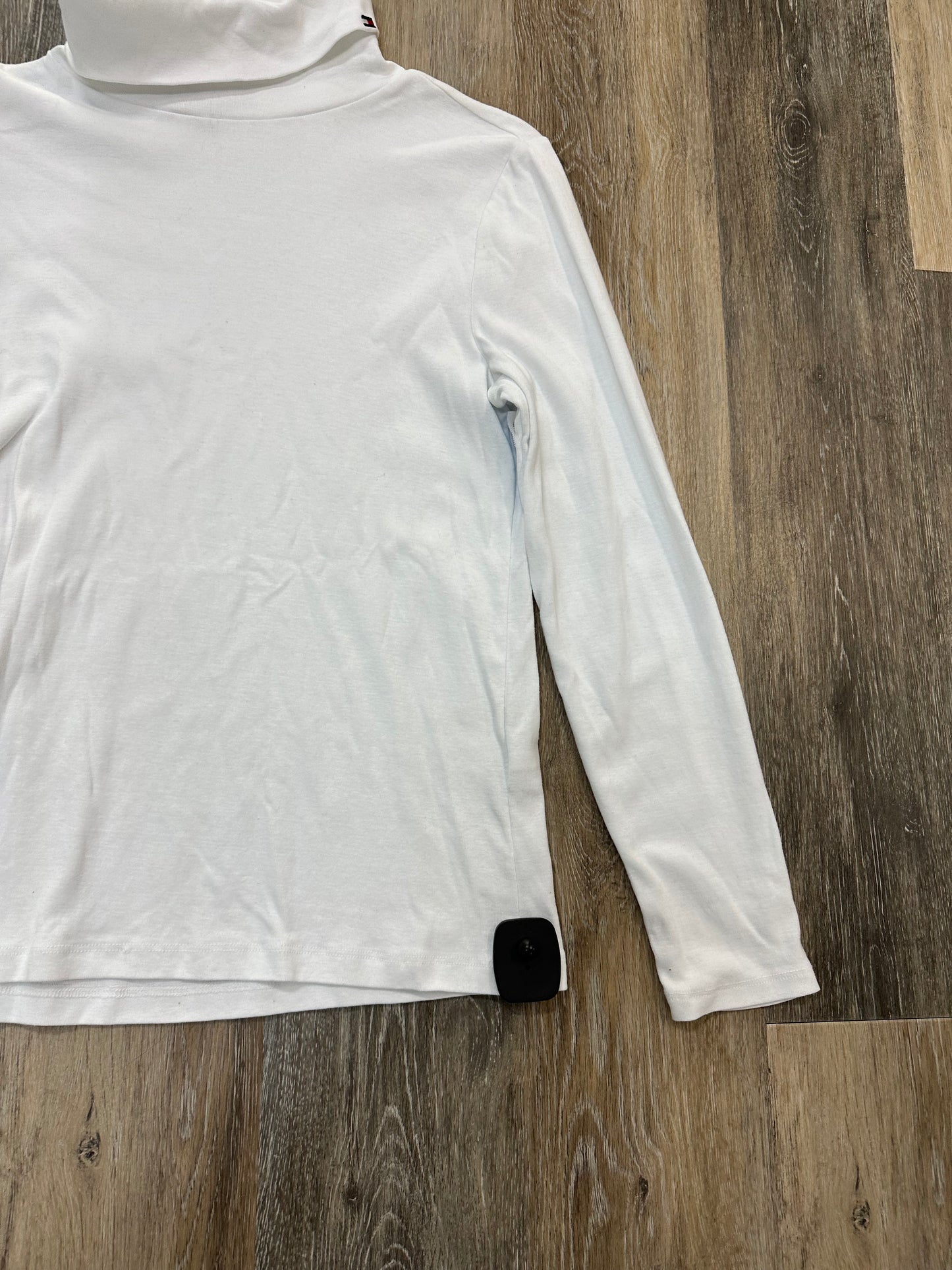 Top Long Sleeve By Tommy Hilfiger In White, Size: L