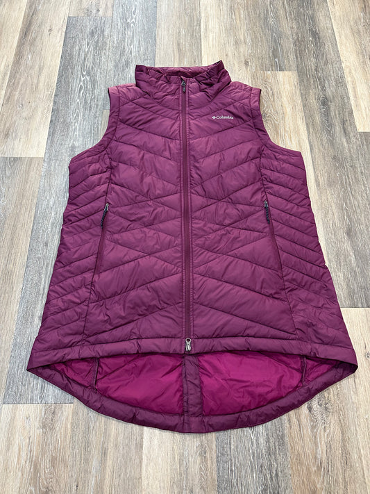 Vest Puffer & Quilted By Columbia In Purple, Size: 2x