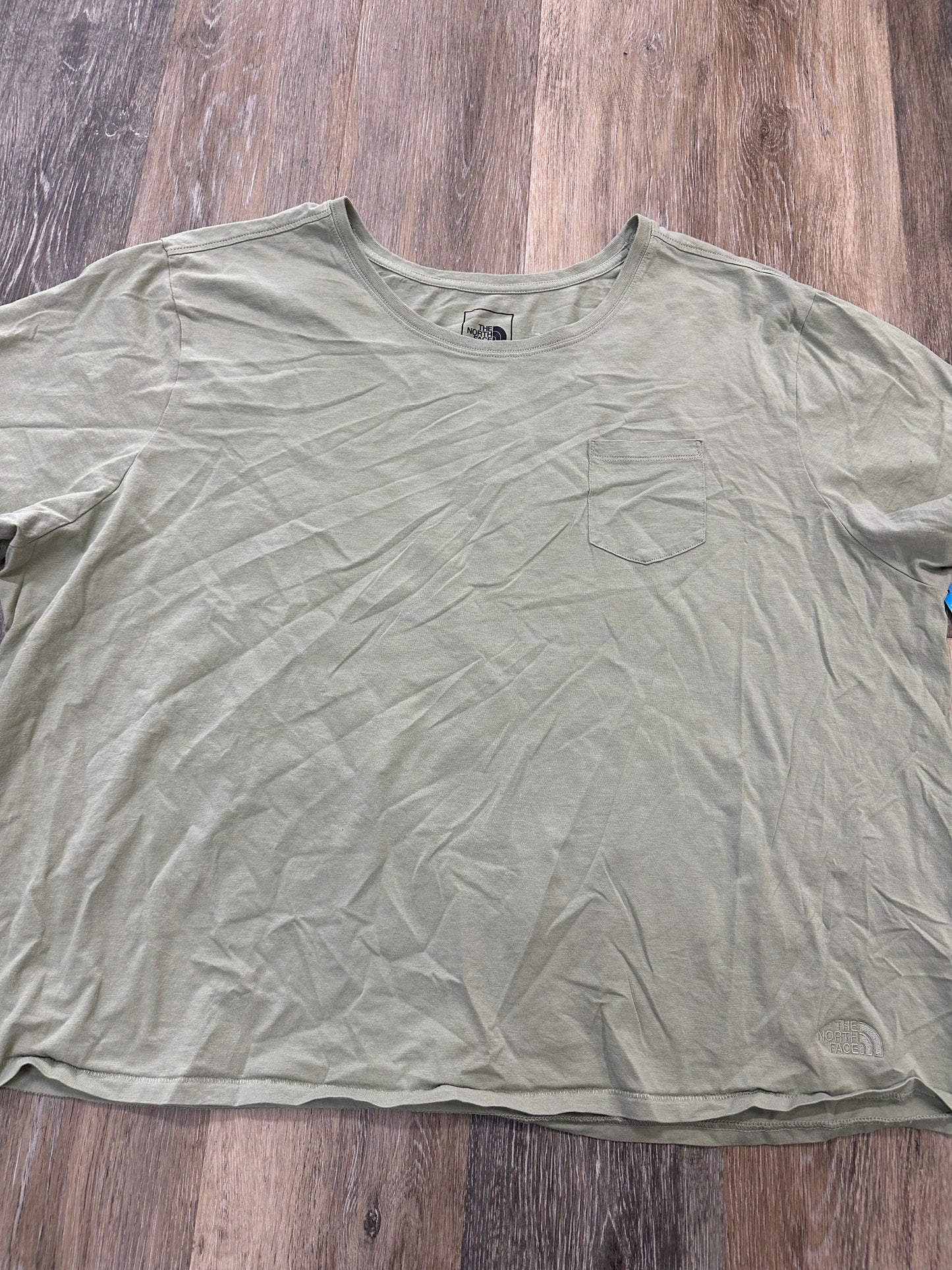 Athletic Top Short Sleeve By The North Face In Green, Size: 3x