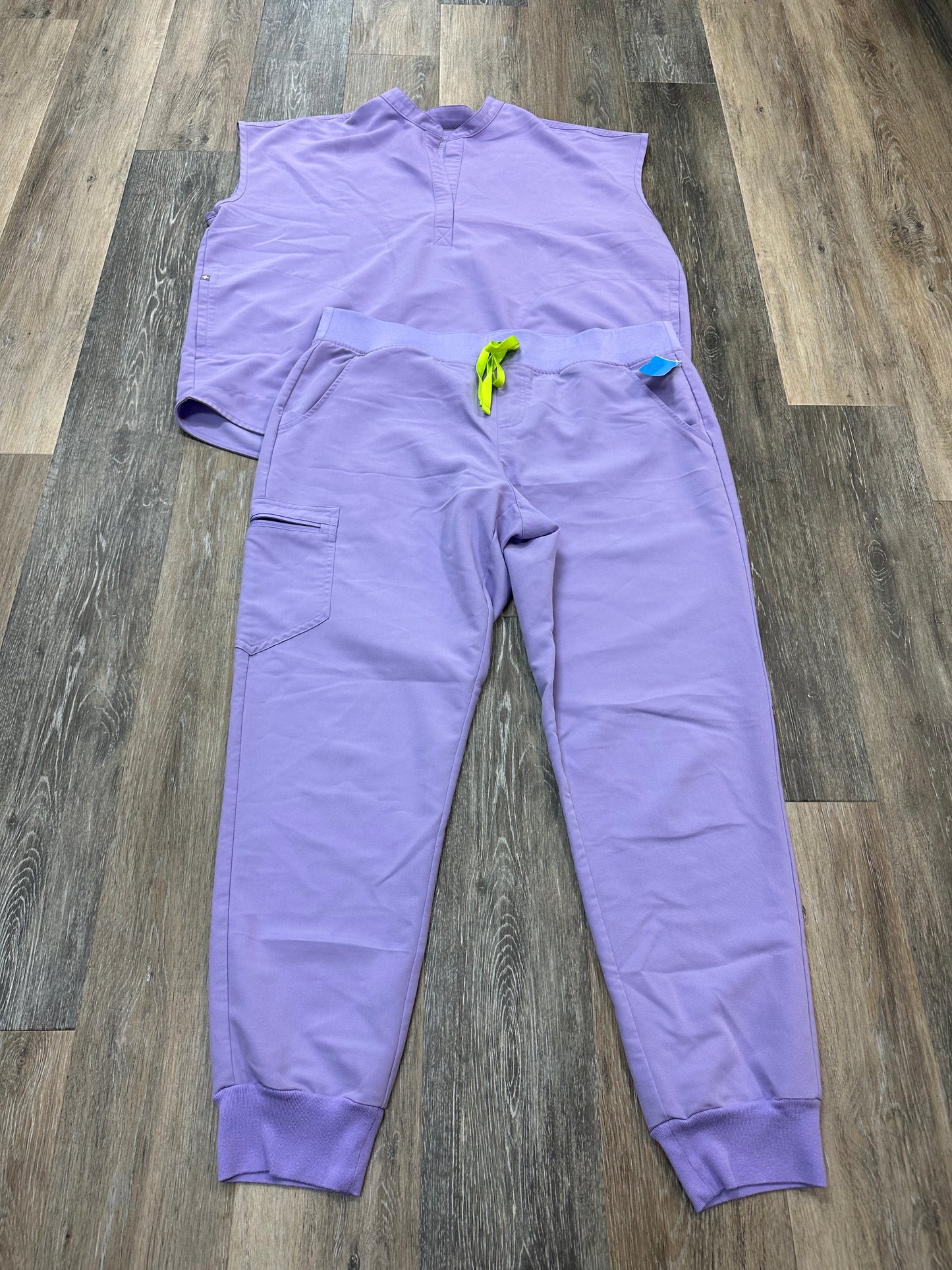 Pants Set 2pc By Figs In Purple, Size: Xl