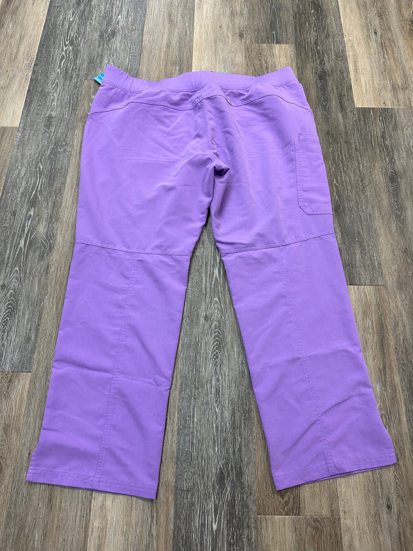 Athletic Pants By Figs In Purple, Size: 2x