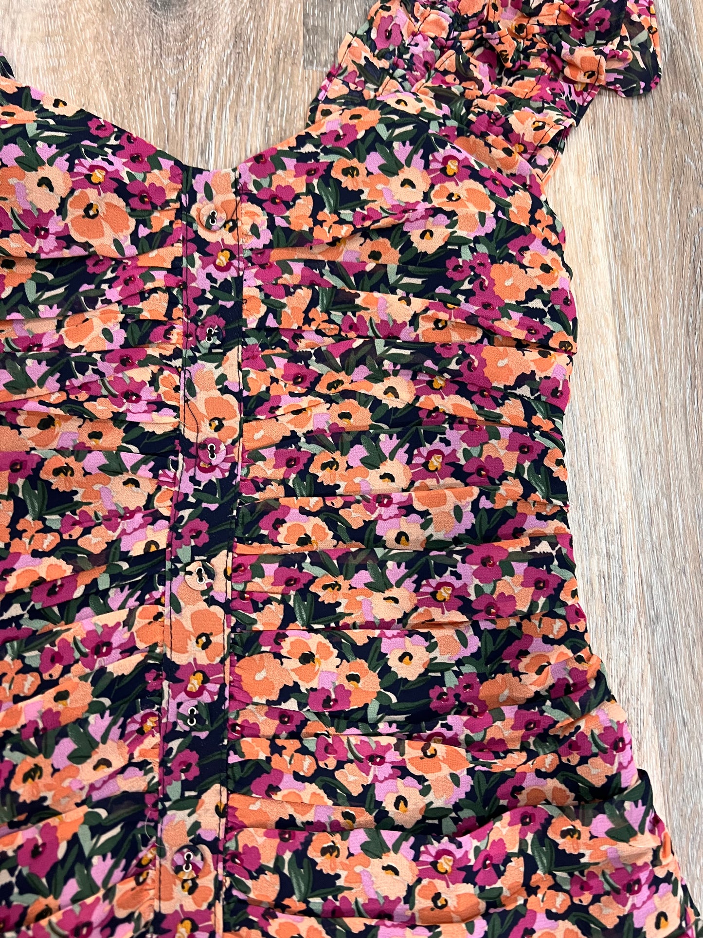 Dress Casual Short By Astr In Floral Print, Size: Xs