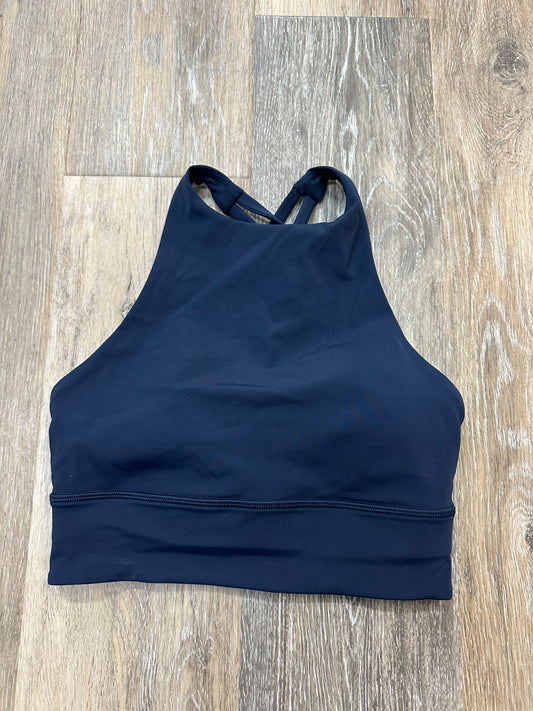 Athletic Bra By Lululemon In Navy, Size: 4