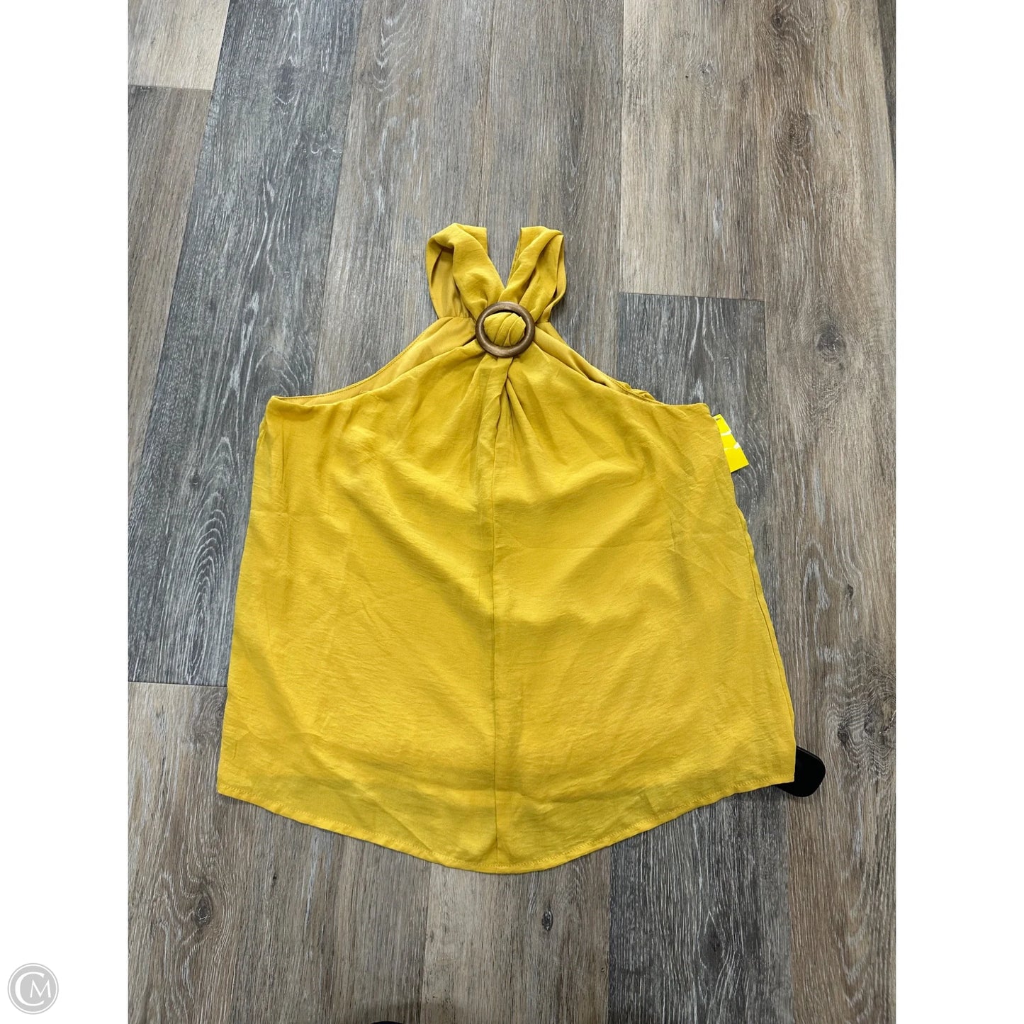 Tank Top By Love On A Hanger In Yellow, Size: S