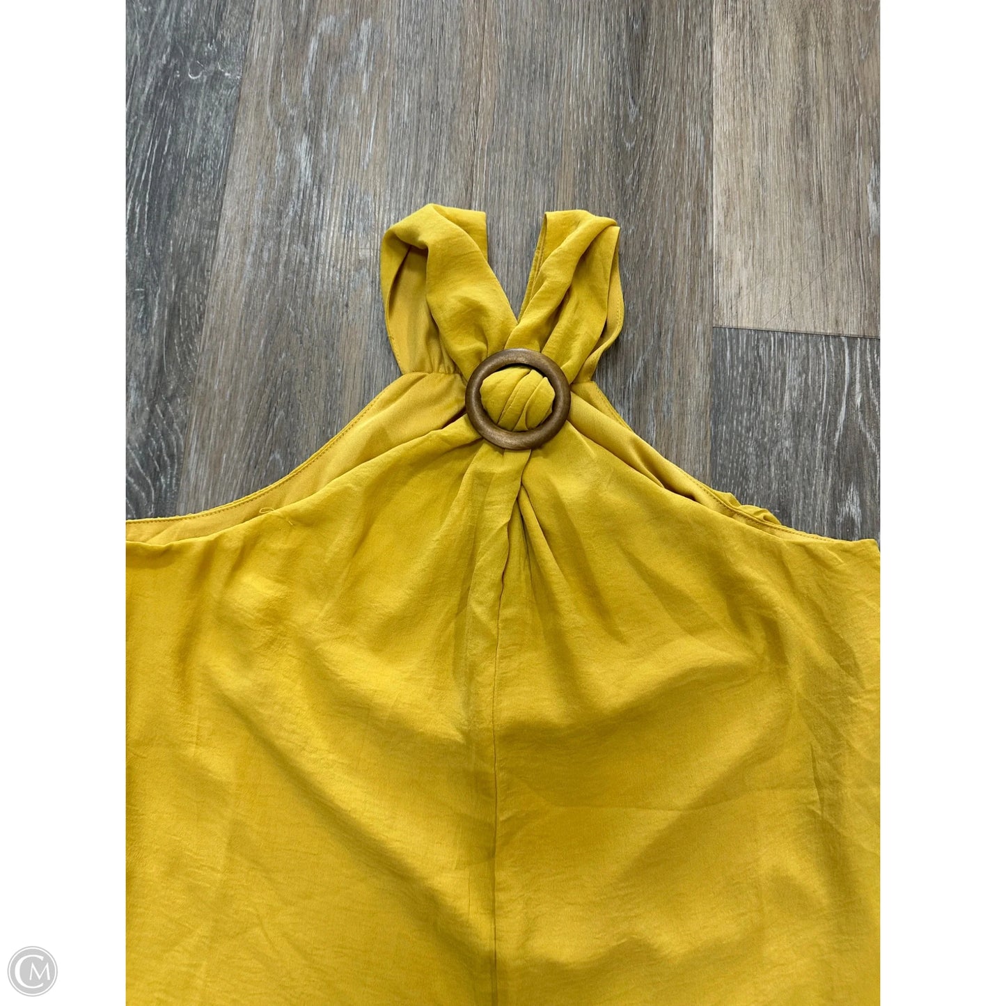 Tank Top By Love On A Hanger In Yellow, Size: S