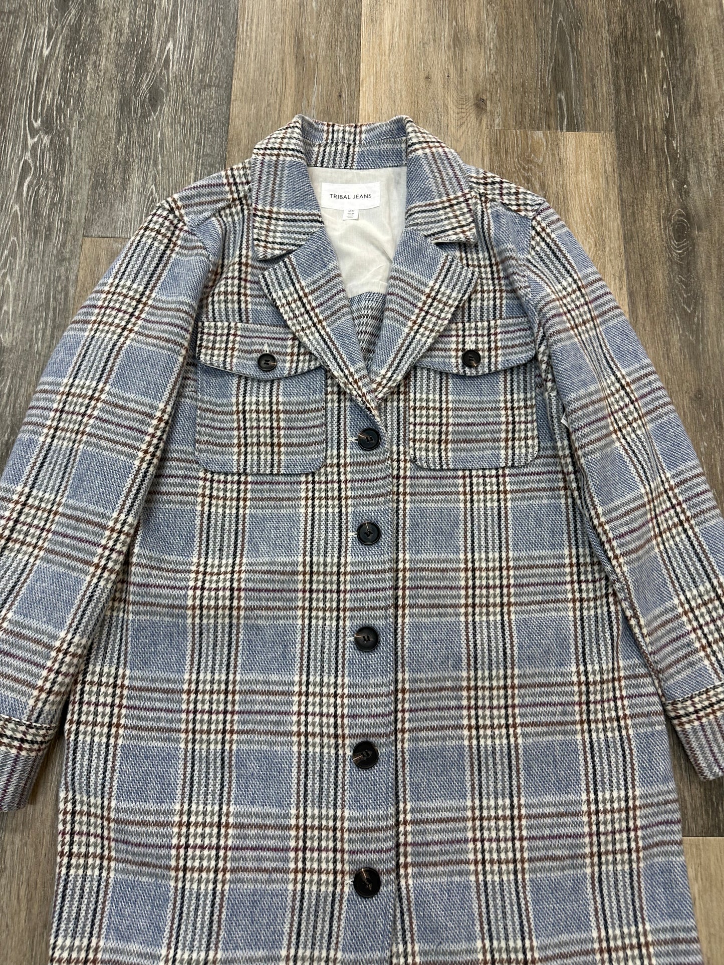 Jacket Other By Tribal In Plaid Pattern, Size: M