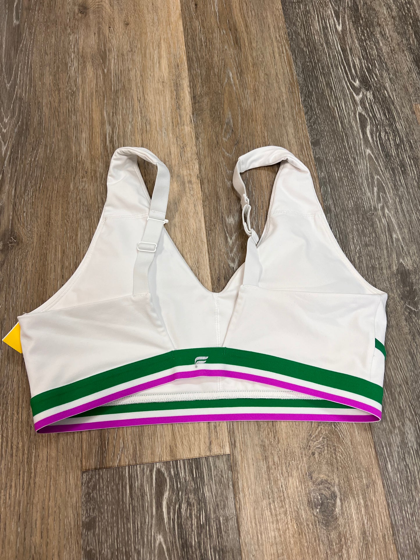 Athletic Bra By Fabletics In White, Size: L