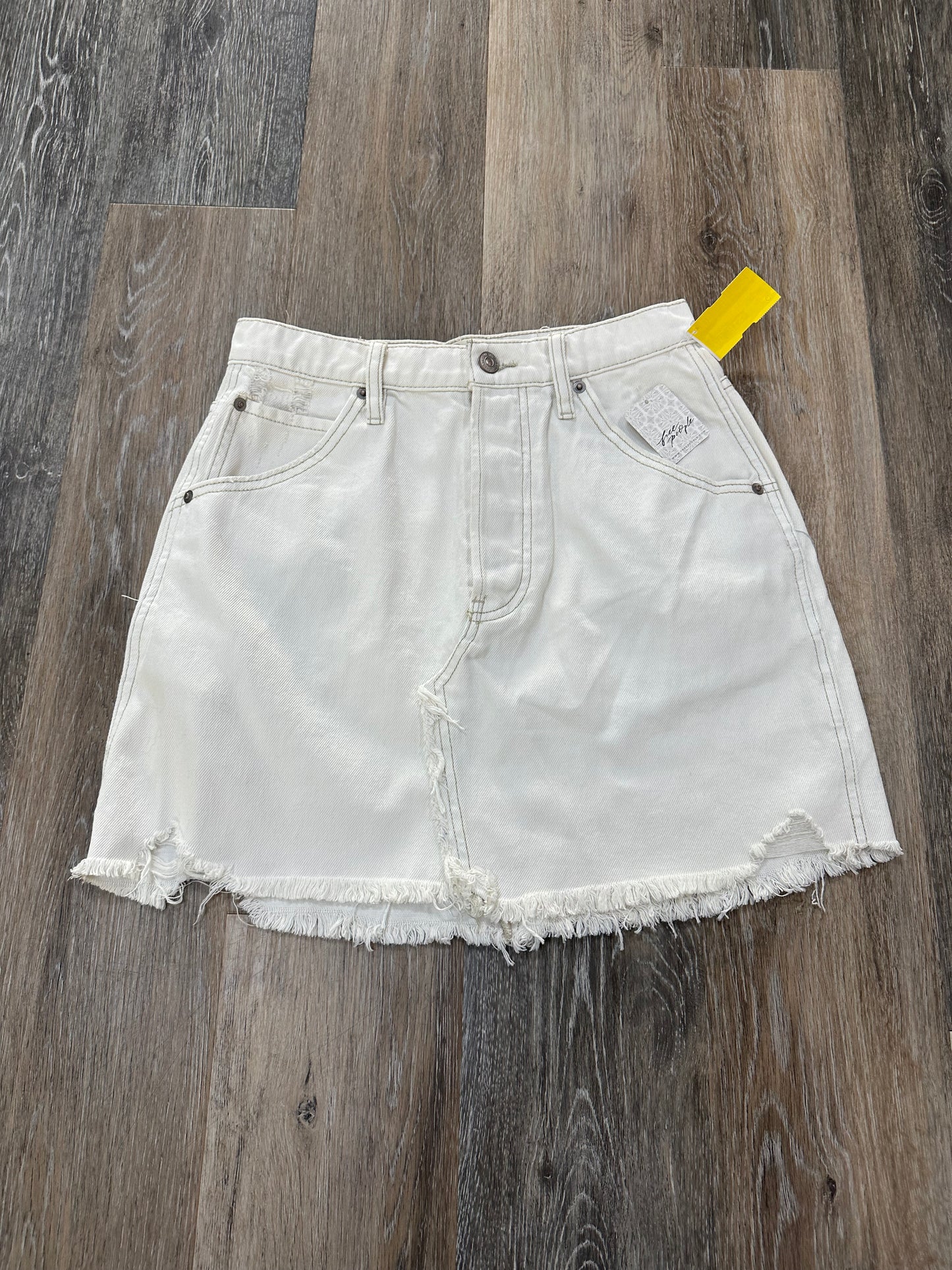 Skirt Mini & Short By We The Free In Cream, Size: 4/27