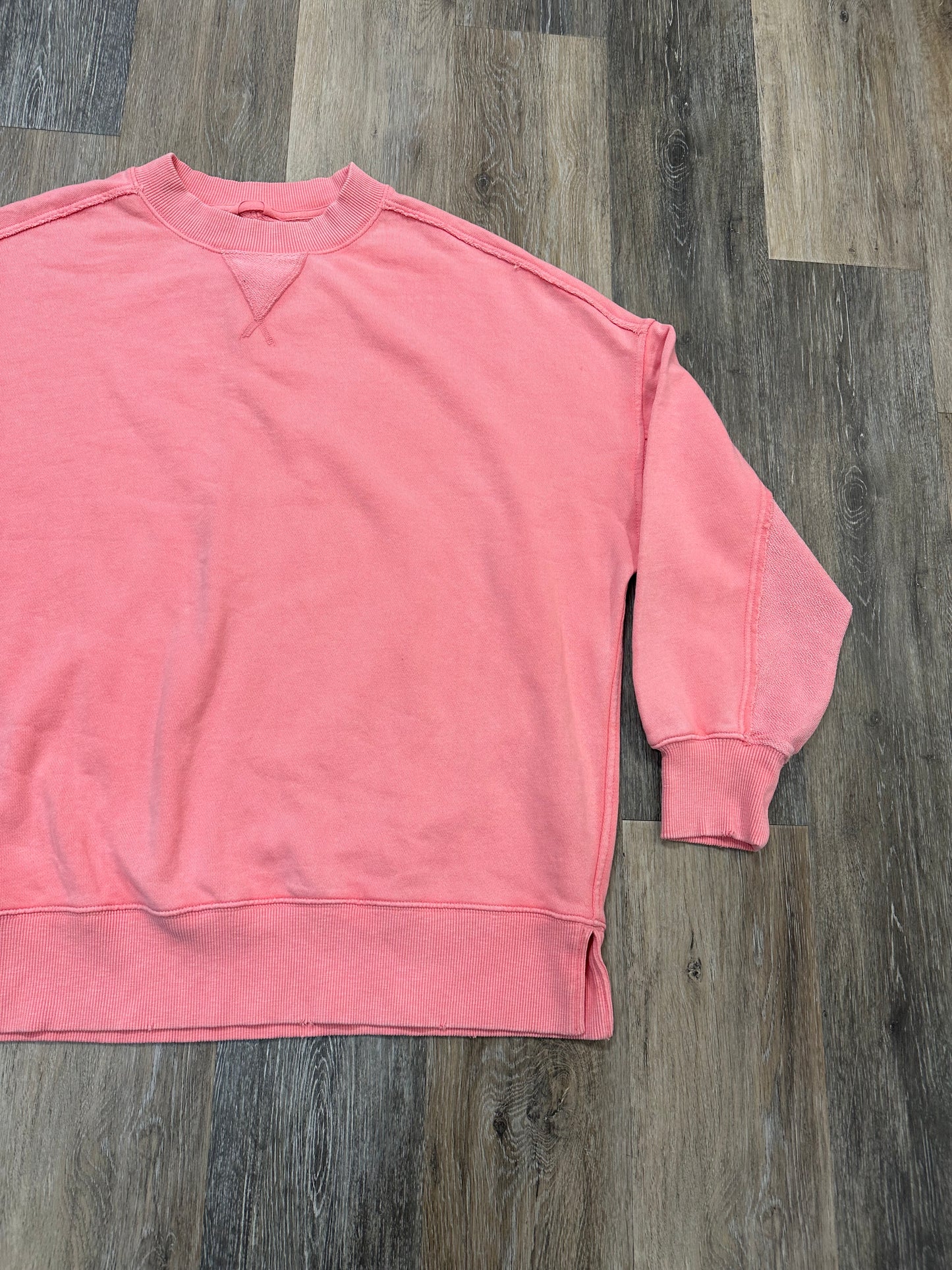 Sweatshirt Crewneck By Aerie In Pink, Size: M