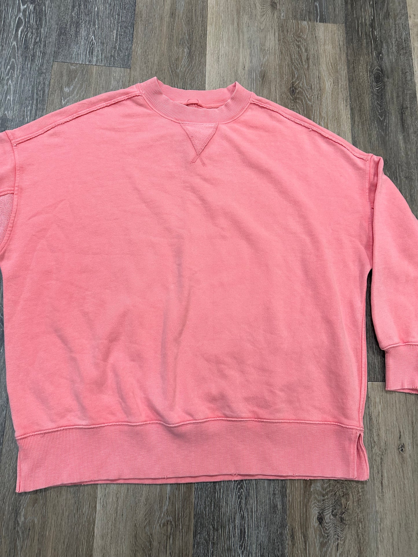 Sweatshirt Crewneck By Aerie In Pink, Size: M