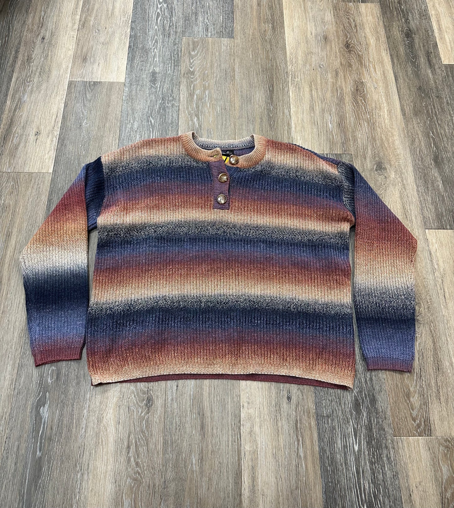 Sweater By Charlie B In Multi-colored, Size: L