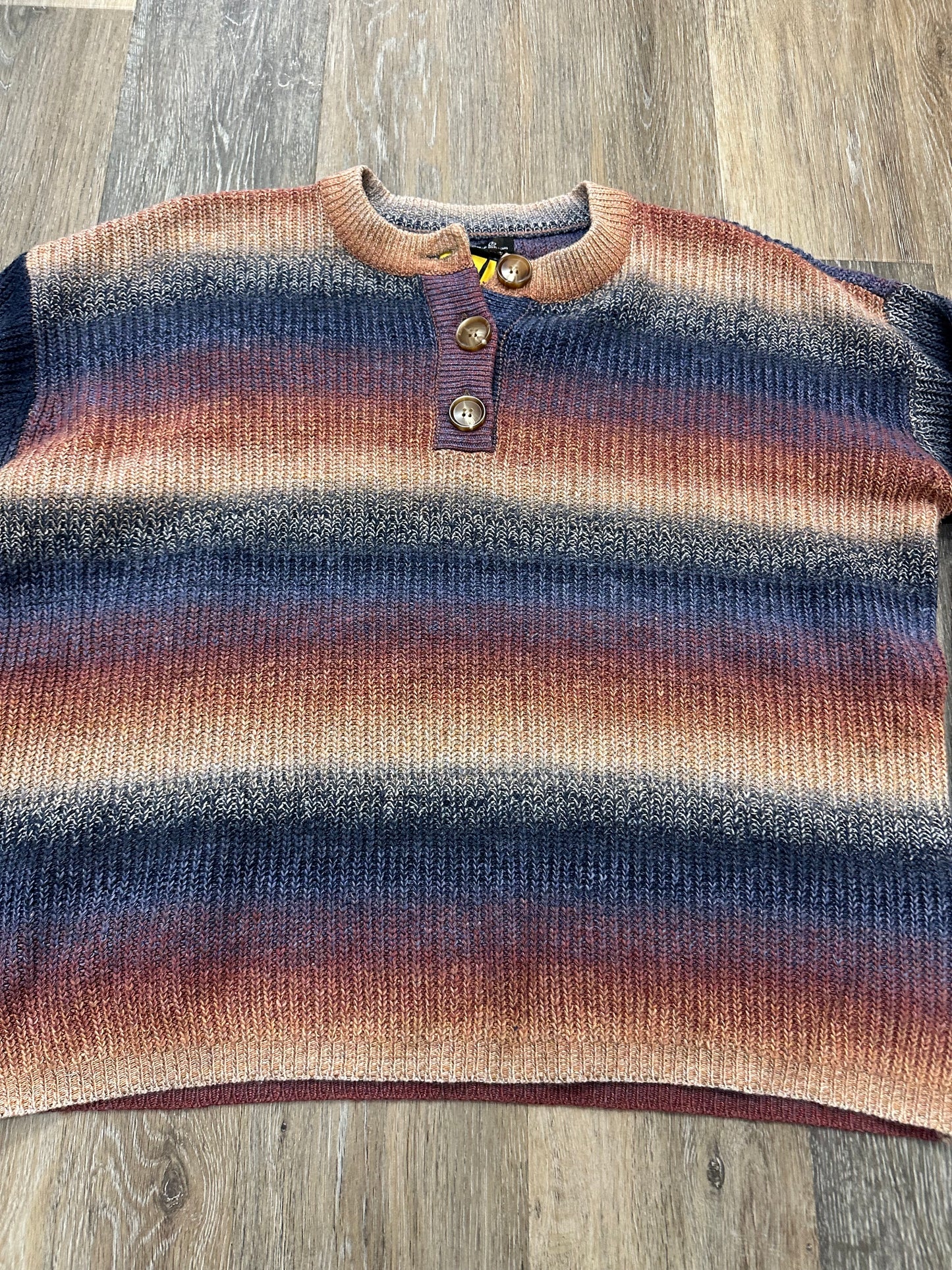 Sweater By Charlie B In Multi-colored, Size: L