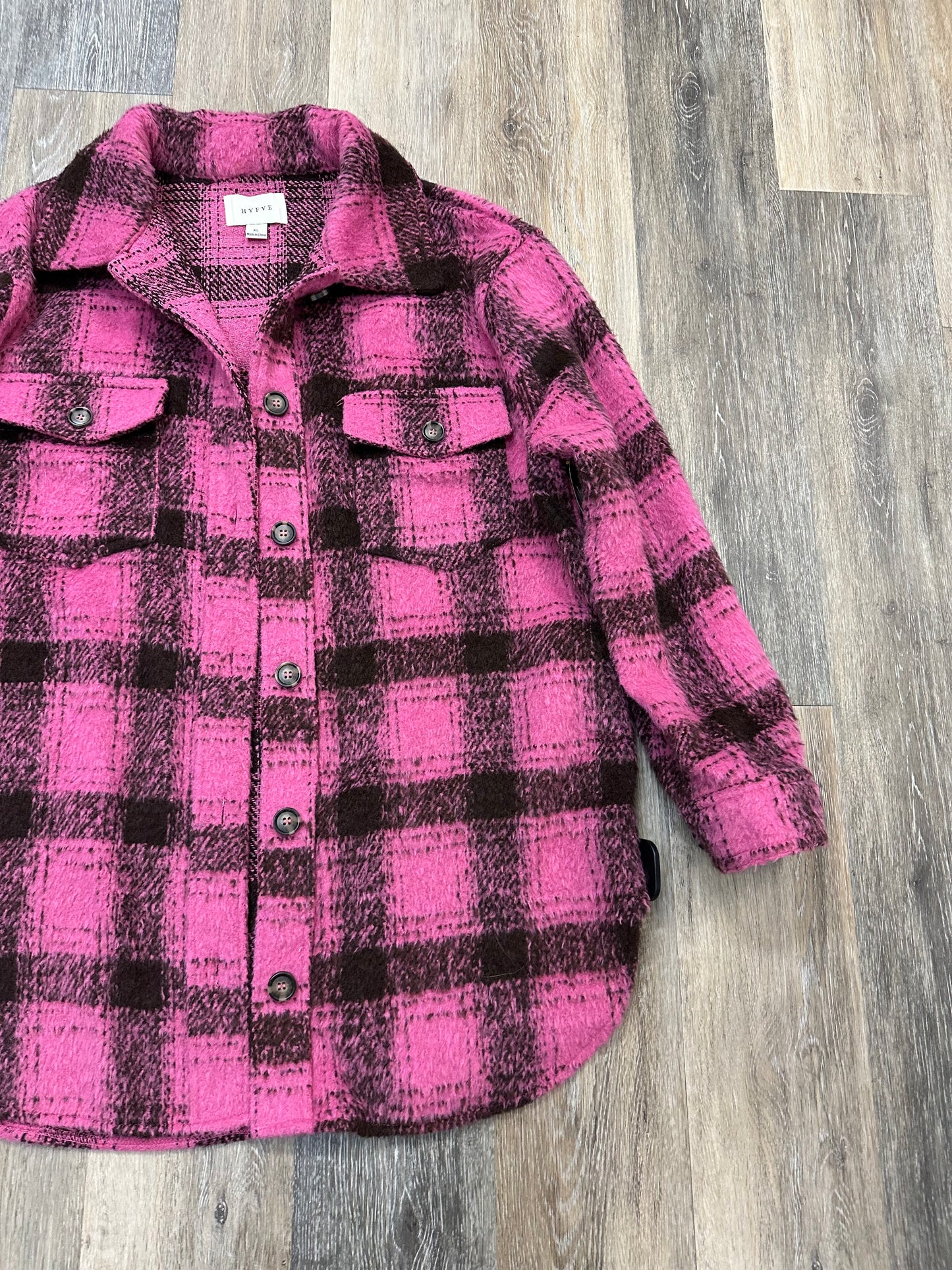 Jacket Other By Hyfve In Plaid Pattern, Size: Xl