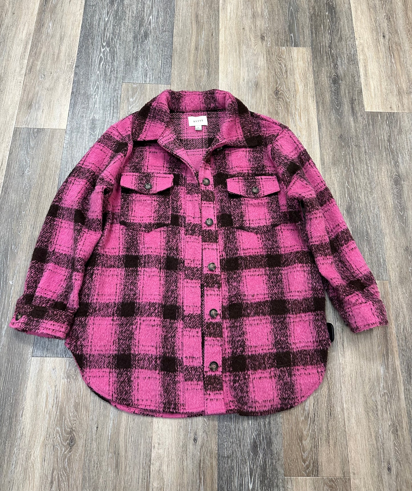 Jacket Other By Hyfve In Plaid Pattern, Size: Xl