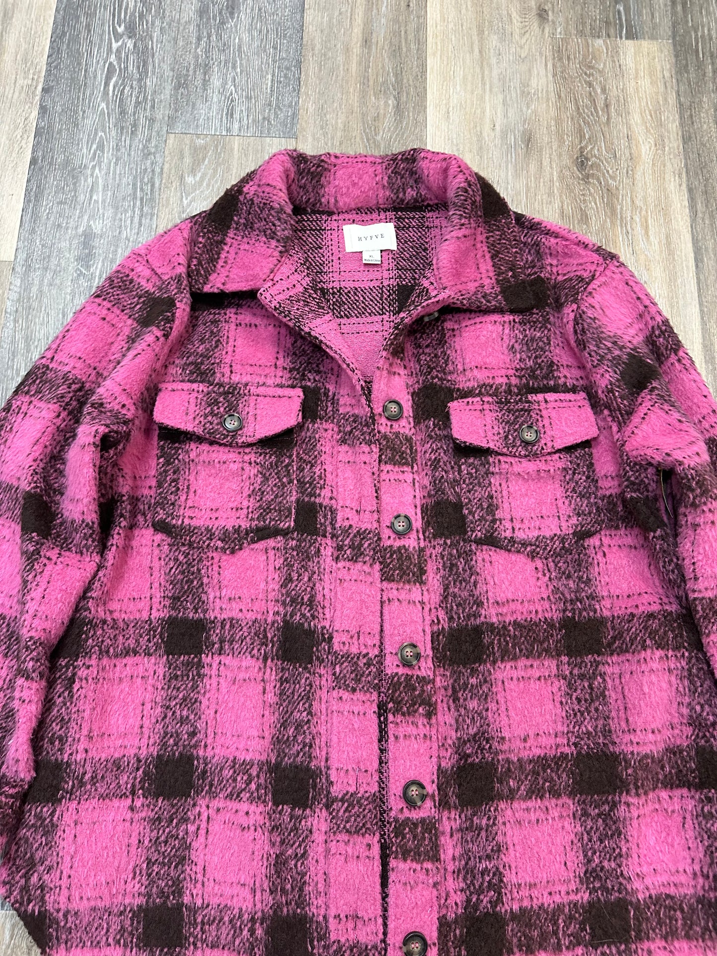 Jacket Other By Hyfve In Plaid Pattern, Size: Xl