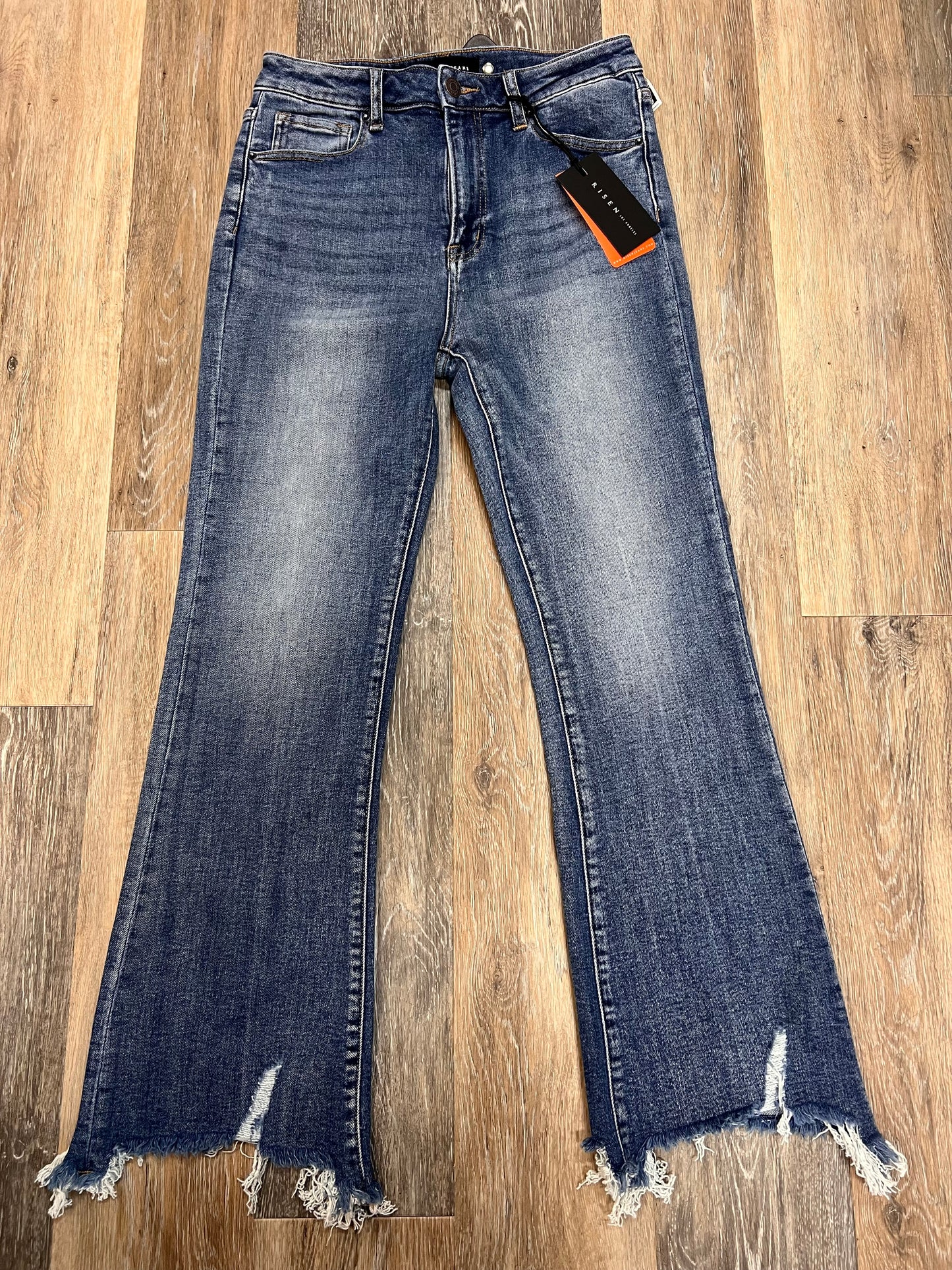 Jeans Flared By Risen In Blue Denim, Size: 6/28