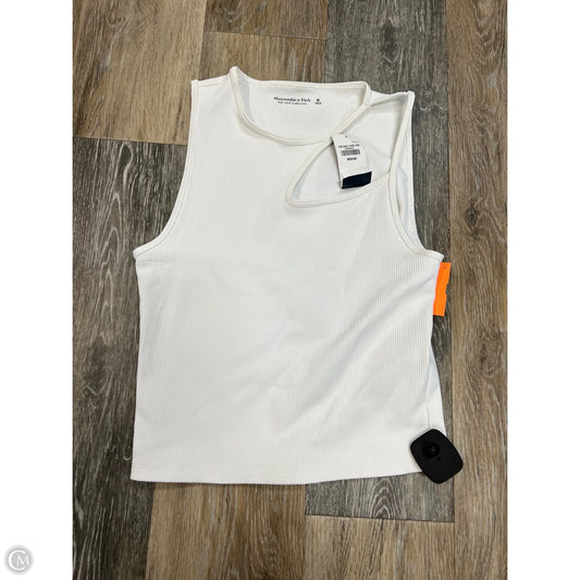 Tank Top By Abercrombie And Fitch In White, Size: M