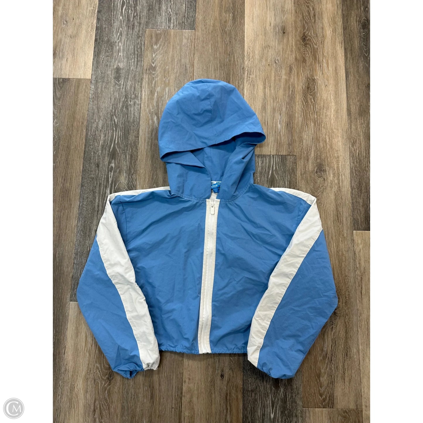 Jacket Windbreaker By Prince In Blue, Size: M